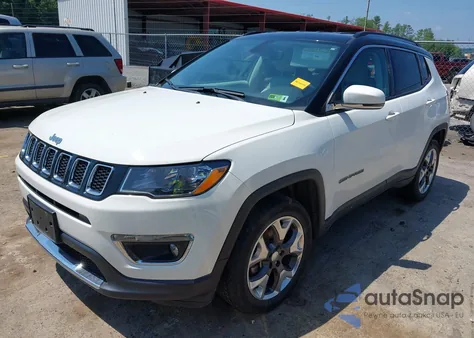 2020 Jeep Compass Limited 4X4 из США, поврежденный, VIN 3C4NJDCB5LT118852